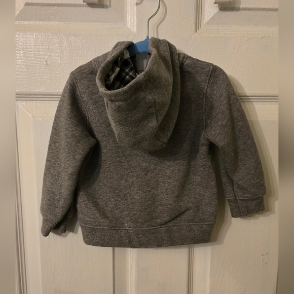 Carter's Baby Boy Grey Toggle Hoodie Size 9M - Picture 2 of 3